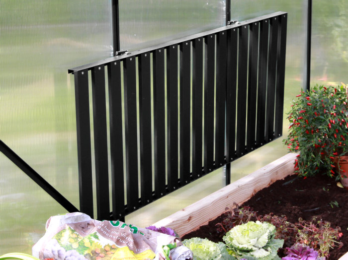 Fällbord Växthus 1200 x 500 x 750 mm Svart Vitavia 